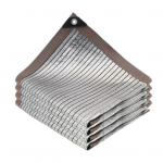 P&auml;ikesepurje Alumiiniumfooliumist Varjutusriie UV-blokeering Rebenemiskindel Varikatus Ilmastikukindel Privaatsusekraan Terrassile Aeda Tagahoovi Basseini P&auml;ikesevari L