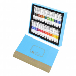 Akvarellv&auml;rvide tuubikomplekt 5ML L&auml;bipaistev pigment Kiiresti kuivav Korduvkasutatav Lihtne segamine K&otilde;rge k&uuml;llastus 24 Colors