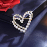 Heart Pearl Classic Pross Pins Riietus Kleit T-s&auml;rk S&uuml;da sall Prossid