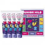 Vuca Junior Mild Bad Breath Care Toothpaste Grape Flavor 110g 4 packs Junior Mild Grape Flavor 4pcs
