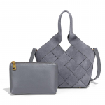 Moodne matt &uuml;he&otilde;larihmaga naiste kott, ni&scaron;&scaron; k&auml;sitsi kootud kott, lihtne ja trendikas crossbody kott lastele ja emadele