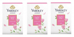 Yardley London 3 PACK English Rose Luxury Soap 100g ea. 3.5oz ea.