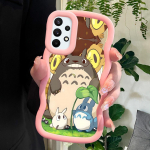 V&auml;rvitud mustriga Big Wave Edge pehmest silikoonmaterjalist Macaron telefoni&uuml;mbris, p&otilde;rutuskindel kaitsev kummist korpus Samsung Xiaomi Poco Redmi jaoks Redmi A2 Plus roosa