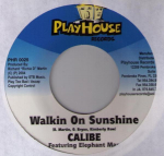 7-tolline plaat CALIBE, ELEPHANT MAN - Walking On Sunshine PHR0025 Playhouse Recor 2004 Jamaica Reggae, Ska & Dub Kasutatud