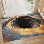 3D Visuaalne Jalamatt Sissep&auml;&auml;sumatt Vastupidav Plekikindel Libisemiskindel Veekindel P&otilde;randamatt Kodu Esiku Vannitoa Sissep&auml;&auml;sualale 80x120cm