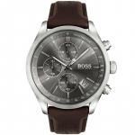 Hugo Boss 1513476 Kronograaf pruuni nahkrihmaga Meeste k&auml;ekell 44 pruun