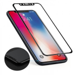 Verre Tremp&eacute; - Phonillico&reg; - iPhone XR - Bord Noir - Ultra R&eacute;sistant - Protection Ecran