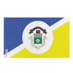 Drapeau - Winnipeg - 90 x 150 cm - Pol&uuml;ester - J&auml;lje rekto/verso - &OElig;illets en fer