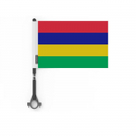 Drapeau - Maurice - 14 x 21 cm - 5 t&uuml;kki - Pol&uuml;ester - Mulje rekto/verso