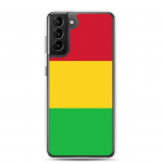 Coque T&eacute;l&eacute;phone &ndash; Samsung &ndash; Galaxy S21 &ndash; Drapeau du Mali &ndash; Souple &ndash; mitmev&auml;rviline