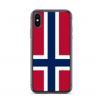 Coque T&eacute;lephone Drapeau Svalbard et de Jan Mayen officiel &ndash; iPhone X