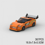 MOC F1 Linna Kiiruse Spordi Meistri V&otilde;idus&otilde;iduauto Ehitusklotsid Tellis R34 RX-7 S&otilde;iduk Superauto Kiire ja Vihane MK4 Supra Laste M&auml;nguasjad