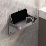 Tualettpaberi hoidja Salvr&auml;tikute hoiuriiul Vannituba K&ouml;&ouml;k Seinale paigaldatav Rullpaberi Telefoni Hoiuriiul Seinale paigaldatav Paberirulli Hoidja