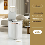 Automaatne nutikas induktsiooniga pr&uuml;gikast koju &ndash; Suur mahutavus elutuppa, k&ouml;&ouml;ki, vannituppa Long-lasting Battery - Rechargable