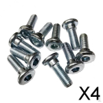 4x10 Pieces M8 x 20mm Motorcycle Brake Disc Rotor Mount Screws Bolts