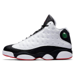 Air Jordan 13 Retro He Got Game 2018 Meeste tossud Valge Must T&otilde;eline Punane 414571-104 44.5