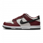 Nike Dunk Low GS Dark Team Red Laste tossud Must Summit-White Valge FZ4352-600 35.5
