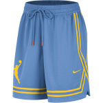 Nike Dri-Fit WNBA triibulised v&auml;rviplokkidega kiirkuivad l&otilde;hestatud servaga pingutusn&ouml;&ouml;riga l&uuml;hikesed p&uuml;ksid naiste l&uuml;hikesed p&uuml;ksid ranniksinine DR5645-462 M