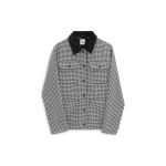 Vans Outdoor Vabaaja Ruuduline &Uuml;he Rinnaga Pikkade Varrukatega Jakk Naiste jakid Must VN0A5JMZBLK S