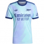 Adidas Originals SS24 24/25 Kolmas s&auml;rk Arsenal Series &Uuml;mmargune kaelus Vabaaja l&uuml;hikeste varrukatega Retro jalgpallis&auml;rk Meeste &uuml;laosad Sinine IZ0114 XXXL