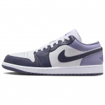 Air Jordan 1 Low White Indigo Haze Meeste Tossud Lilla 553558-145 47.5