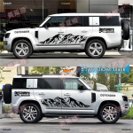 Defender 110, Discovery 4, Range Rover Sport Kleebised: Maastikur&otilde;ivad Dekoratiivribad Standard