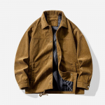Kvaliteetne meeste velvetist jakk vabaaja jakk Retro top XXXL beež