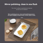 1 tk Majapidamises Roostevabast Terasest Vermi&scaron;elli N&otilde;u Paksendatud Ristk&uuml;likukujuline Lame P&otilde;hi Liangpi N&otilde;u Grilln&otilde;u h&otilde;be