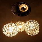 Prop It Up Metallist silindriline dekoratiivne 3 valgusega rippuv lae LED-valgustid h&otilde;bedase disainiga pirn kodukaunistuseks, disain-