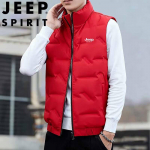 JEEP SPIRIT Men's Winter Stand-Collar Down Vest 4XL