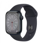 Nutikell Apple Watch Series 8 GPS 41/45MM Alumiiniumkorpus spordirihmaga 45MM must