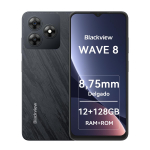 Taastatud Blackview WAVE 8 Android 14 12GB 256GB nutitelefon 4+128 must