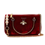 GUCCI-Naiste &otilde;lakott-Valmistatud puuvillasest kangast. Sobib pendelr&auml;ndeks ja pidudeks. Keskkonnas&otilde;bralik L punane