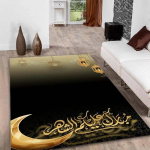 Islami festivali palvevaip moslemite p&otilde;lvili olemise pol&uuml;estermatt Ramadan Kareem moslemitele islami vaip palve p&otilde;randamatid libisemiskindel vaip 120 x160cm