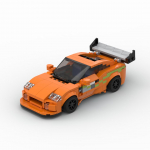 MOC Kiired ja vihased MK4 370 tk Supra City Tehniline auto Spordiv&otilde;istlusauto S&otilde;itja ehitusklotsid superauto M&auml;nguasi