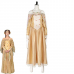 Amidala Cosplay Padme Kost&uuml;&uuml;m Naiste Kleit Peakatted Komplektid Film Kosmoselahing Rollim&auml;ng Halloween Karnevalipidu Maskeeritud &Uuml;likond 3XL 65-70kg punane