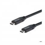 C&acirc;ble USB-C vers USB-C STARTECH - 50 cm - Power Delivery 5A - Certifi&eacute; USB-IF - Noir