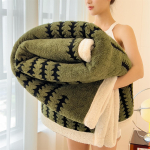 Klass A Kahekihiline Lambavilla Tekk Fliisvoodriga &ndash; Paks, Multifunktsionaalne, Soe S&uuml;giseks ja Talveks Taffeta Fliisikattega. 100x150cm (700g) beige