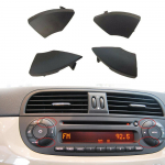 CD-nupu Asendusosad Vormikate Fiat 500 Raadiotarvikutele Mustad Nupuosad Auto Siseosa Eemaldamine 4tk/komplekt A