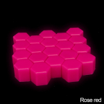 20tk 17mm 19mm 15mm must auto rattakorgid poldid katted mutrid silikoonist ratta rummu kaitsmed kruvikorgi stiil roostevastane 19mm roosa punane v&auml;rv