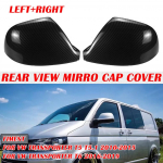 1 paari auto tagavaate k&uuml;ljepeegli katte trimmi Volkswagen Transporter T5/T5.1/T6 vastupidav s&uuml;sinikkiust peegli kate Gloss Black