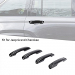 Carbon fiber Exterior Door Handle Decor Cover Trim for Jeep Grand Cherokee +