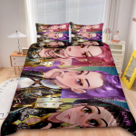 K-Pop Rumi 3-osaline tekikottide komplekt D-Demon H-Hunters Voodipesu komplekt Tekikoti kate Teismelised Lapsed Magamistoa sisustus EU Single 135x200cm