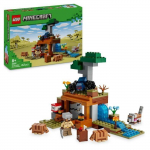 LEGO Minecraft 21269 L&rsquo;exp&eacute;dition dans la mine du tatou - Jeu de construction pour gar&ccedil;on puhas