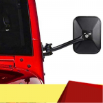 Ukseta Peeglid Jeep Wrangler TJ JK 4X4 Maasturipeeglid Ristk&uuml;likukujulised Peeglid K&uuml;ljepeeglid, 2 tk-M53K must