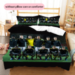 FC AIK Muster Voodipesu Kodu Dekoreerimine S&uuml;nnip&auml;evakingitus (1 * tekikott + 2 * padjap&uuml;&uuml;ri, ilma s&uuml;damikuta) 135x200cm