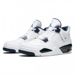 Air Jordan 4 Retro LS Legend Blue Columbia AJ4 2015 VNDS 314254-107 EU 45.5 valge