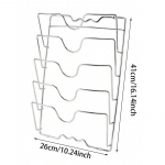 K&ouml;&ouml;gi korrashoidja rack Seinale riputatav poti katterest Viiekihiline poti kaas metallist roostevaba multifunktsionaalne riiuli kaanega hoiurest h&otilde;be