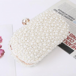 Elegantne p&auml;rl&otilde;htukott: Pehme pinnaga naiste &otilde;la- ja crossbody kott, t&auml;iuslik pruutidele ja erilisteks s&uuml;ndmusteks. 19*6*13.5cm (465g) beež