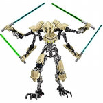 Kuum 32cm Ksz714 T&auml;ht M&auml;nguasi Anime Tegevuskuju Robot Grievous Valgusm&otilde;&otilde;ga K&auml;epidemega V&otilde;itlusmudel Ehitusklotsid Kingitused OPP BAG